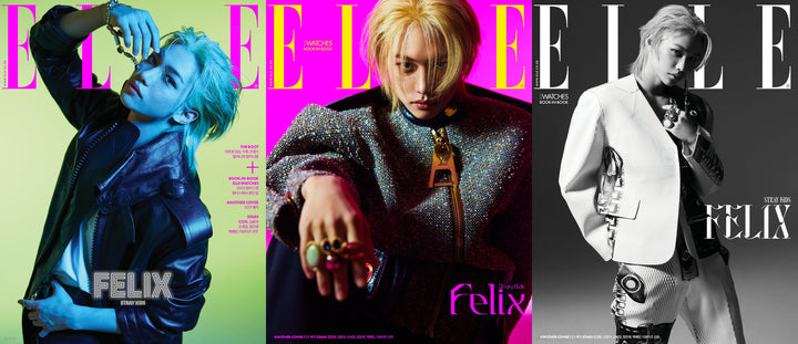 Felix (of Stray Kids) - ELLE Magazine ( Choose Type ) - HALLYUSUPERSTORE