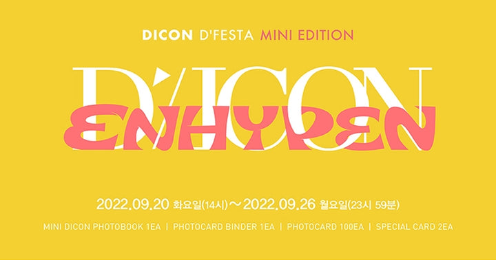 Enhypen DICON D'FESTA Mini Edition