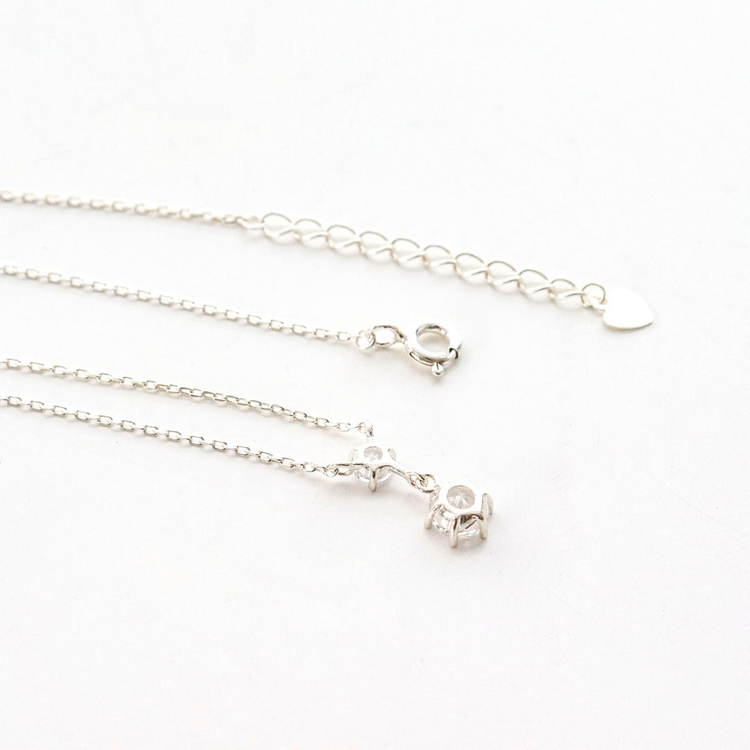 Barowa Silver 925 Cubic Necklace