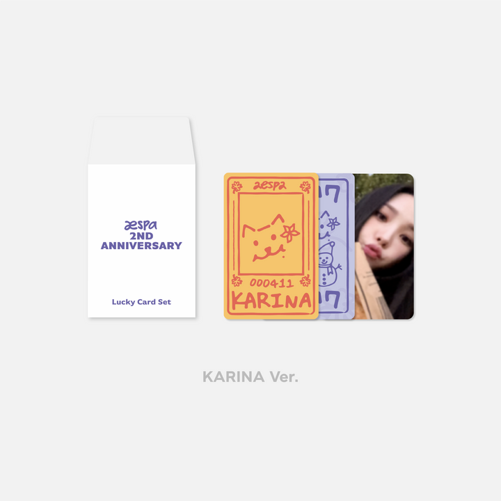 Aespa "2nd Anniversary" - Lucky Card Set (Choose member)