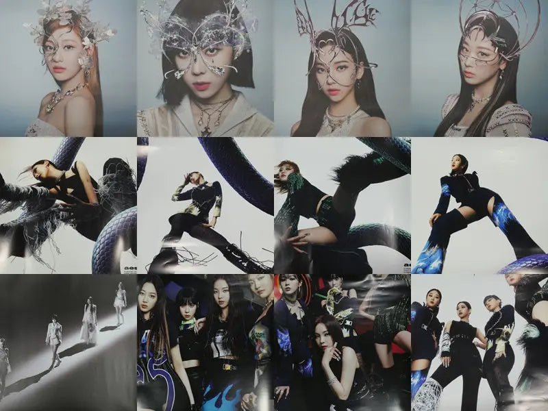 Aespa 'Savage' 1st mini Big Poster Set(8EA), Normal Poster Set(4EA