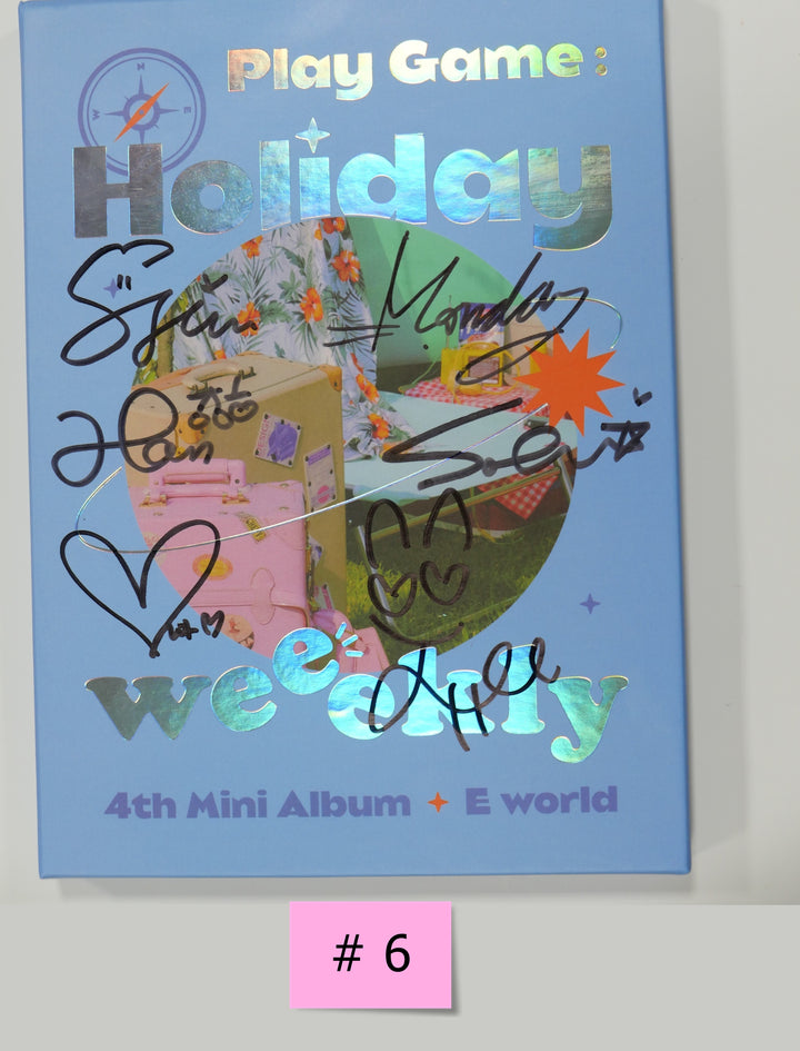 Weeekly "Play Game : Holiday Party" 4th Mini - Autographed Promo Album (Updated 8/12)