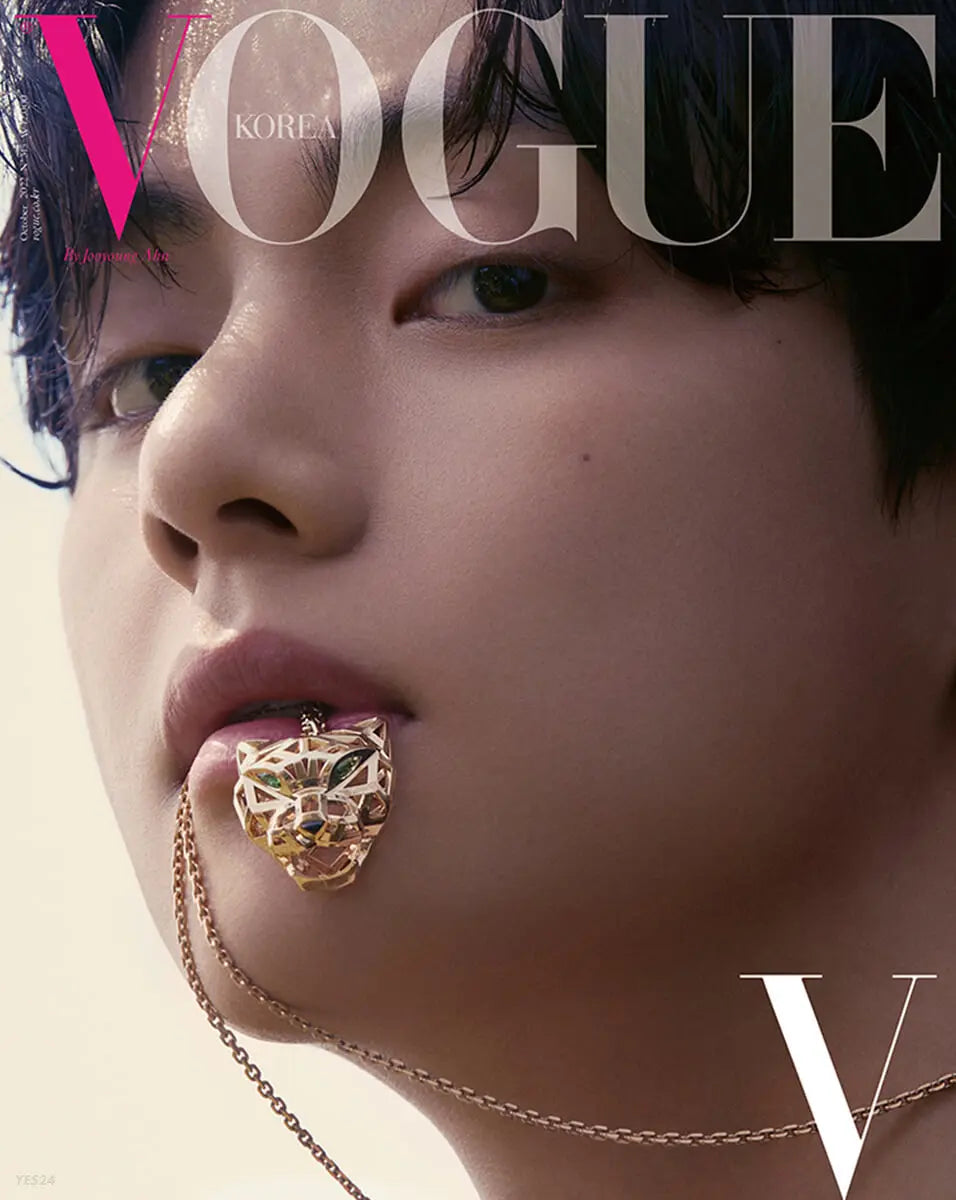 V ( of BTS ) - VOGUE Magazine ( Choose Type ) - HALLYUSUPERSTORE