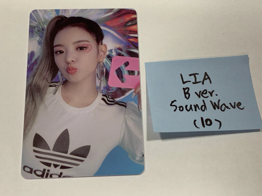 ITZY 'CRAZY IN LOVE' - Sound Wave Luckydraw PVC Photocard, Hologram Sticker - HALLYUSUPERSTORE