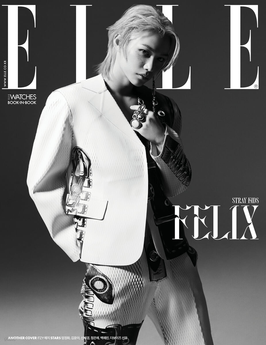 Felix (of Stray Kids) - ELLE Magazine ( Choose Type ) - HALLYUSUPERSTORE