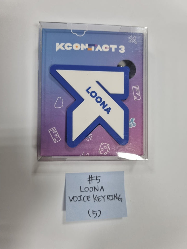 KCON:TACT3 OFFICIAL MD - AR Card Set, Voice Key Ring (Loona, Everglow, Mamamoo, Dreamcatcher)