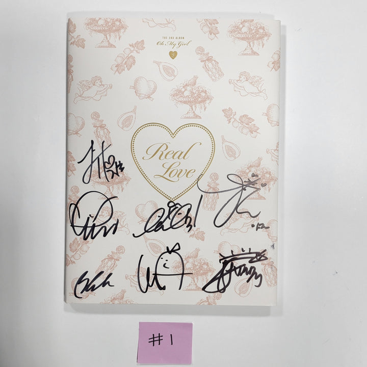 Oh My Girl 'Real Love' - Hand Autographed(Signed) Promo Album