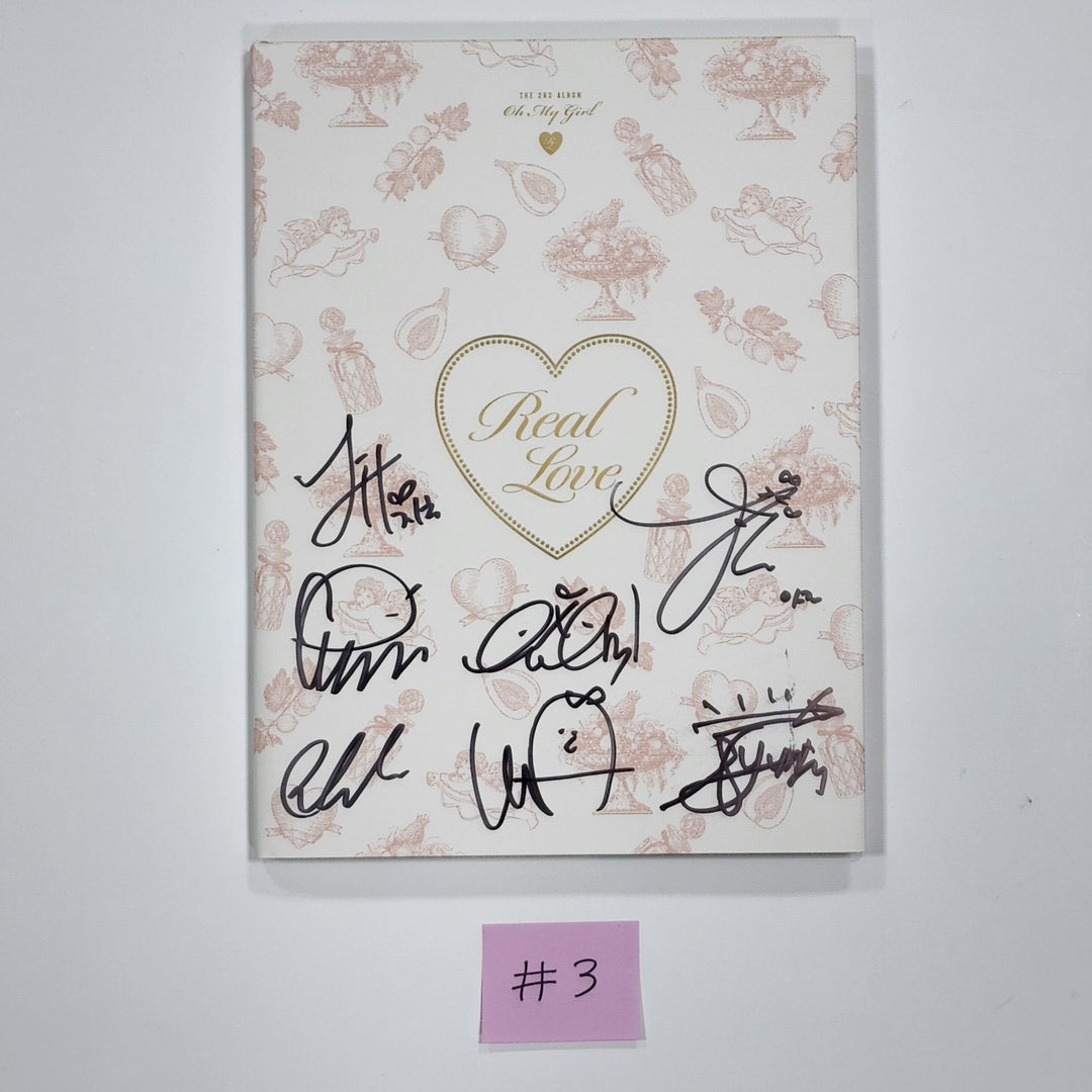 Oh My Girl 'Real Love' - Hand Autographed(Signed) Promo Album