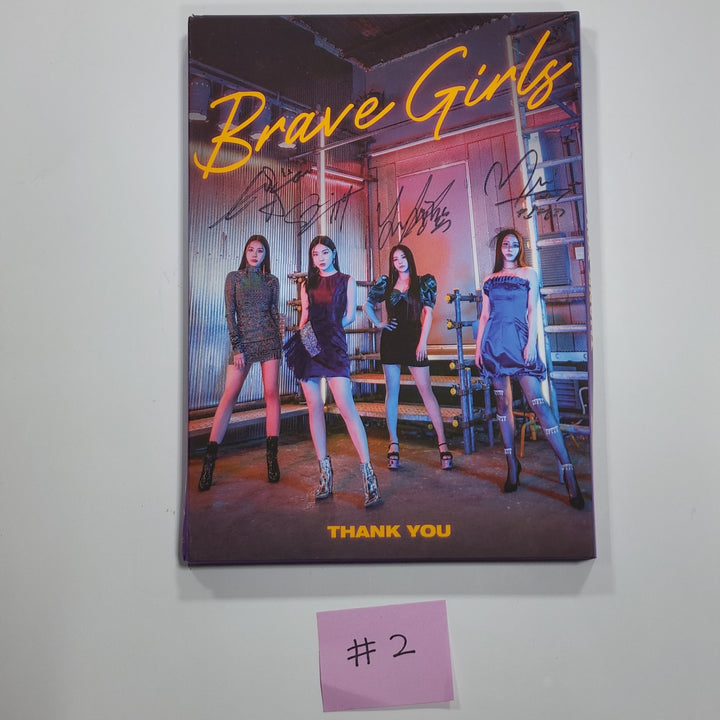 Brave Girls 'Thank you' - Hand Autographed(Signed) Promo Album
