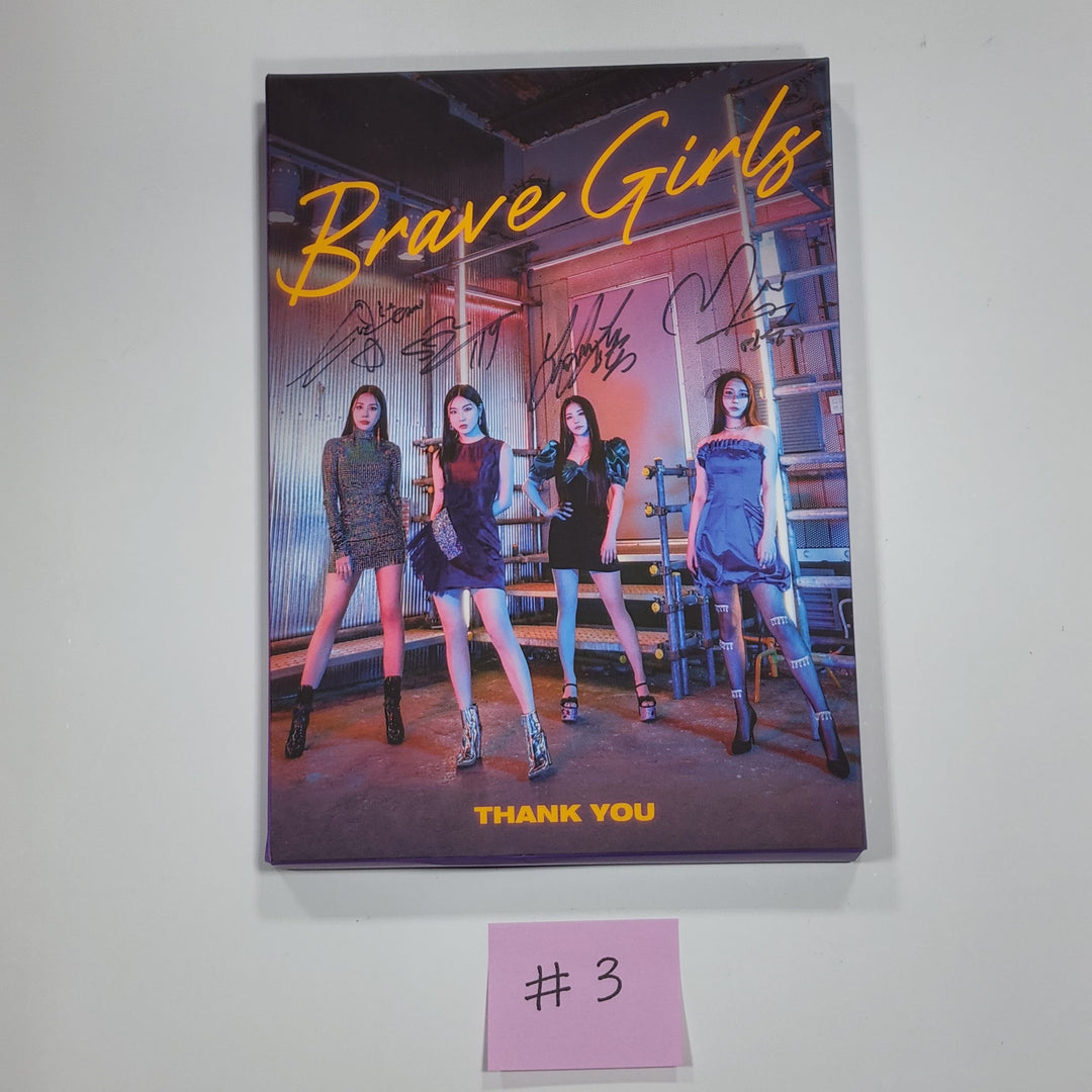 Brave Girls 'Thank you' - Hand Autographed(Signed) Promo Album