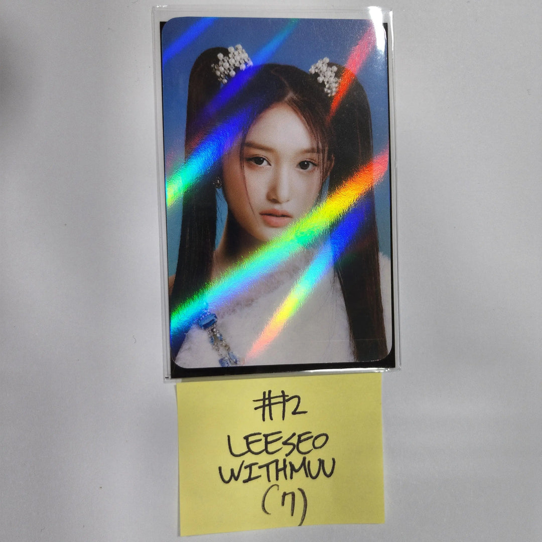 IVE 'LOVE DIVE' - Withmuu Luckydraw Event Photocard, Polaroid Type Photocard ( Restocked 4/8 ) - HALLYUSUPERSTORE