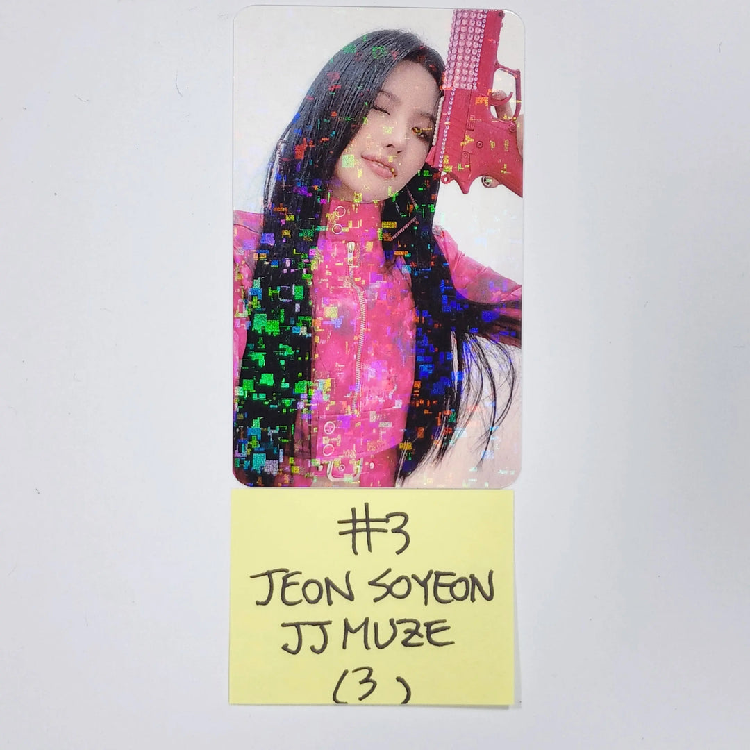 (g) I-DLE "I NEVER DIE" - JJ Muze Fansign Event Hologram Photocard - HALLYUSUPERSTORE