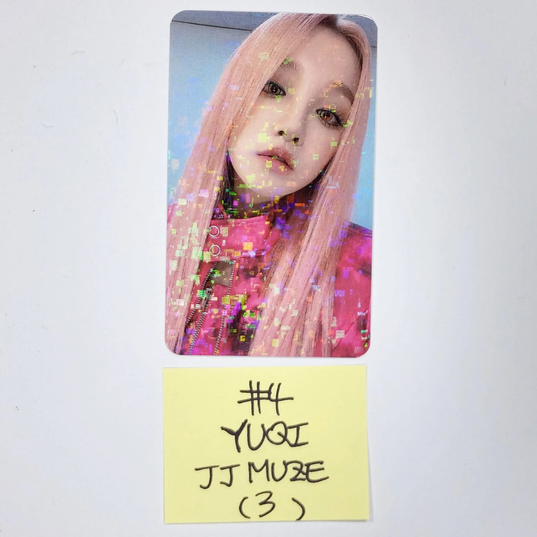 (g) I-DLE "I NEVER DIE" - JJ Muze Fansign Event Hologram Photocard - HALLYUSUPERSTORE