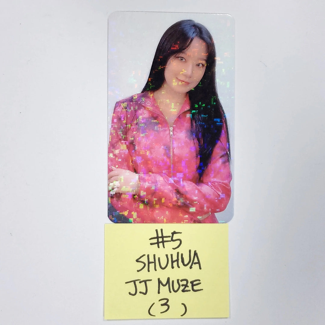 (g) I-DLE "I NEVER DIE" - JJ Muze Fansign Event Hologram Photocard - HALLYUSUPERSTORE