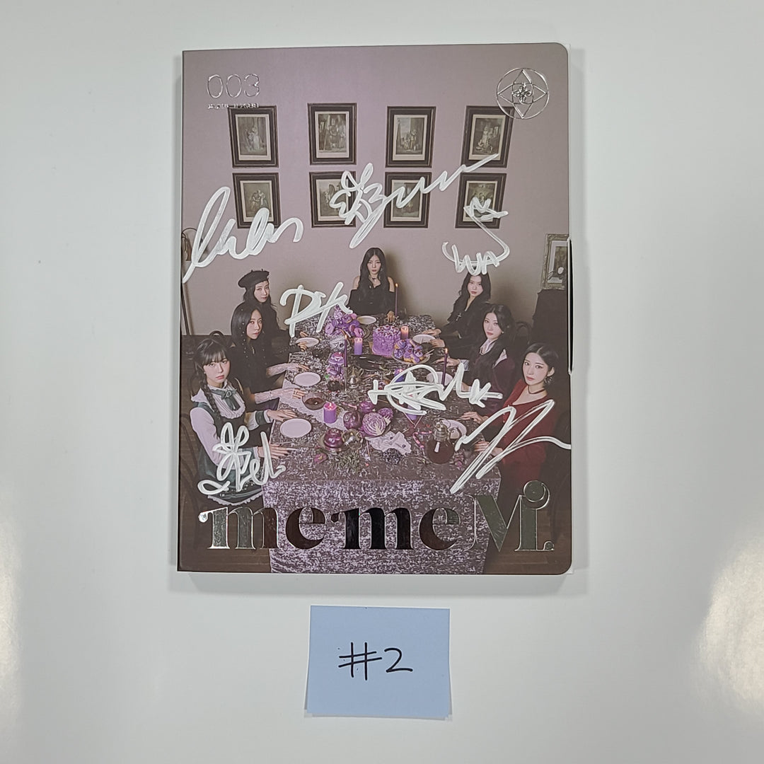 Purple Kiss 'memeM' - Hand Autographed(Signed) Promo Album