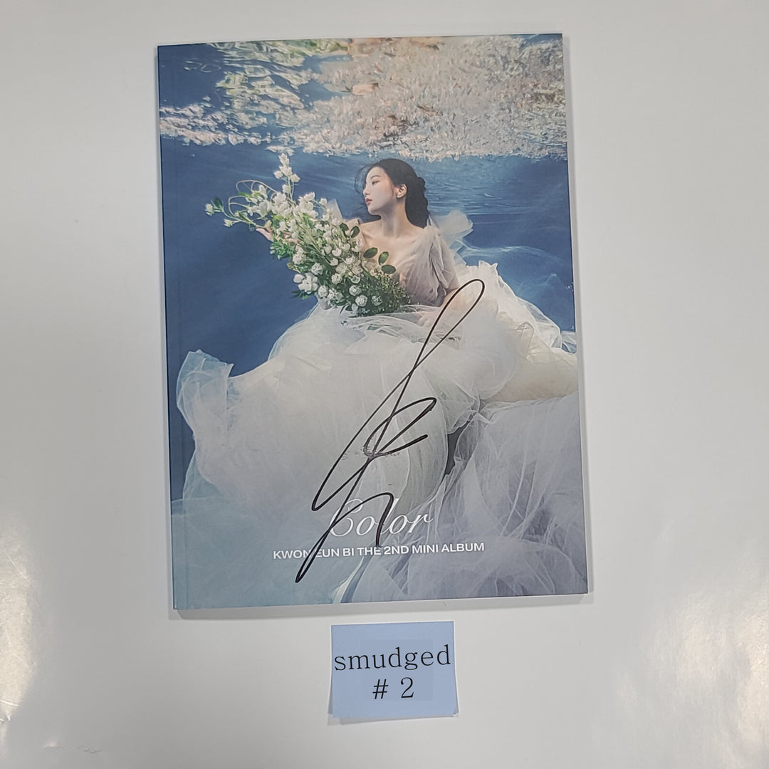 Kwon Eunbi "Color" - Hand Autographed(Signed) Promo Album