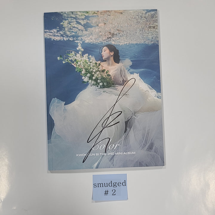 Kwon Eunbi "Color" - Hand Autographed(Signed) Promo Album