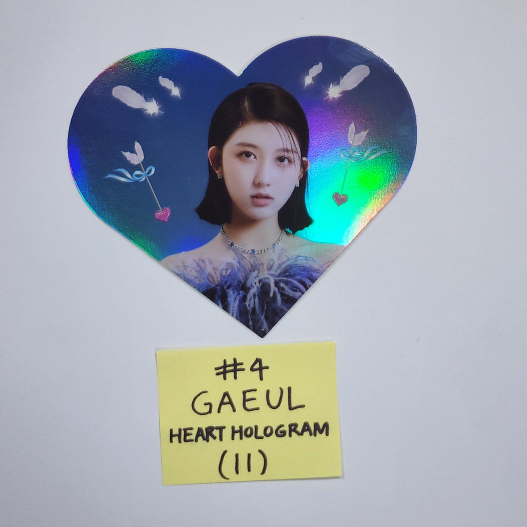 IVE 'LOVE DIVE' 2nd Single - 오피셜 포토카드, 하트 홀로그램 카드