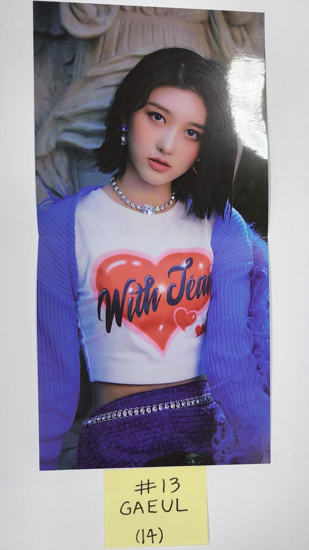 IVE 'LOVE DIVE' (Jewel Ver.) - Official Photocard, 2 Cut Photo, Mini Folded Poster