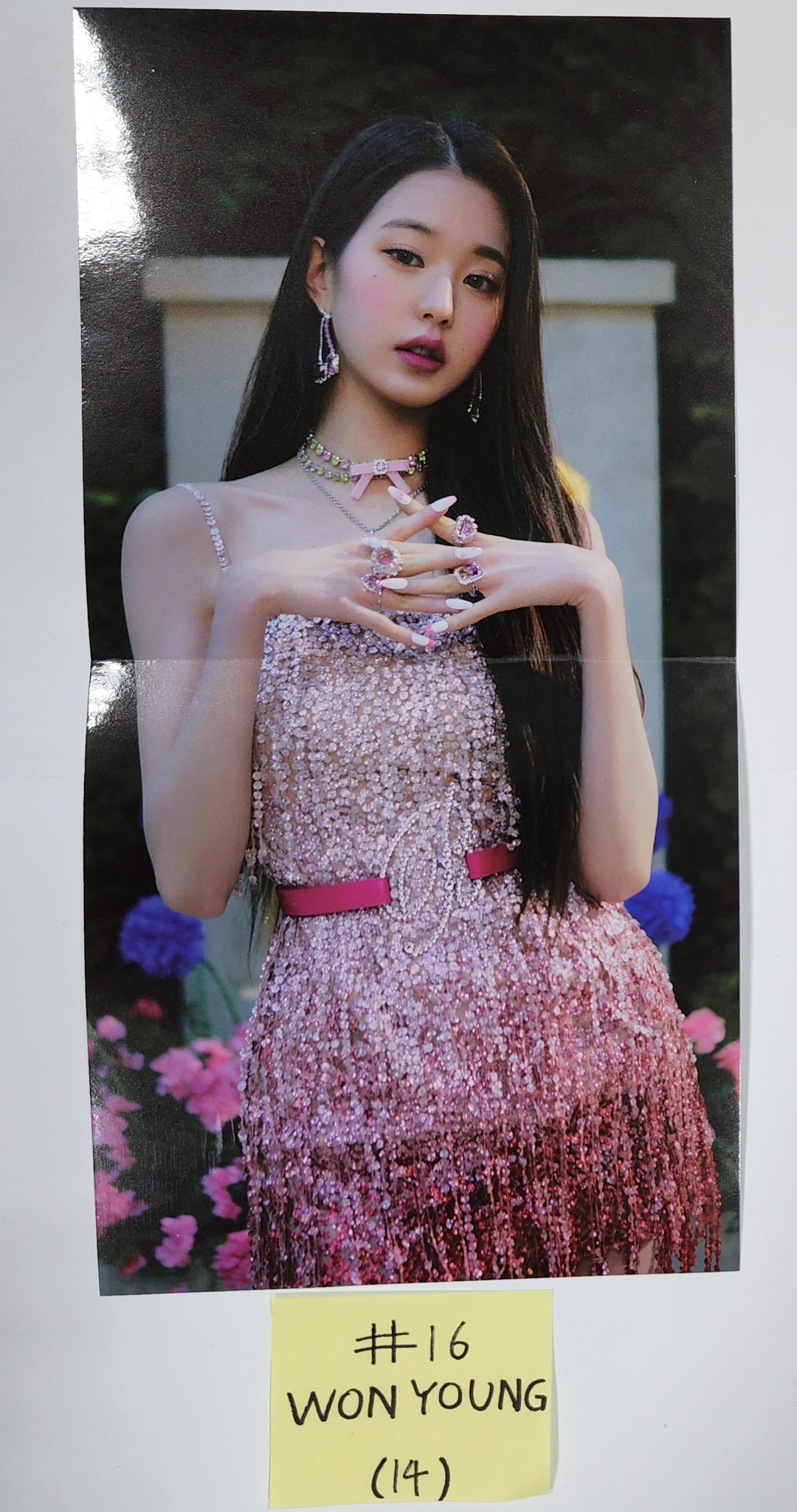 IVE 'LOVE DIVE' (Jewel Ver.) - Official Photocard, 2 Cut Photo, Mini Folded Poster