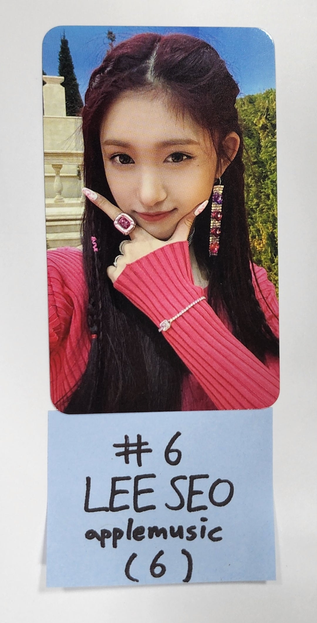 IVE 'LOVE DIVE' 2nd Single - Apple Music Fansign Event Photocard
