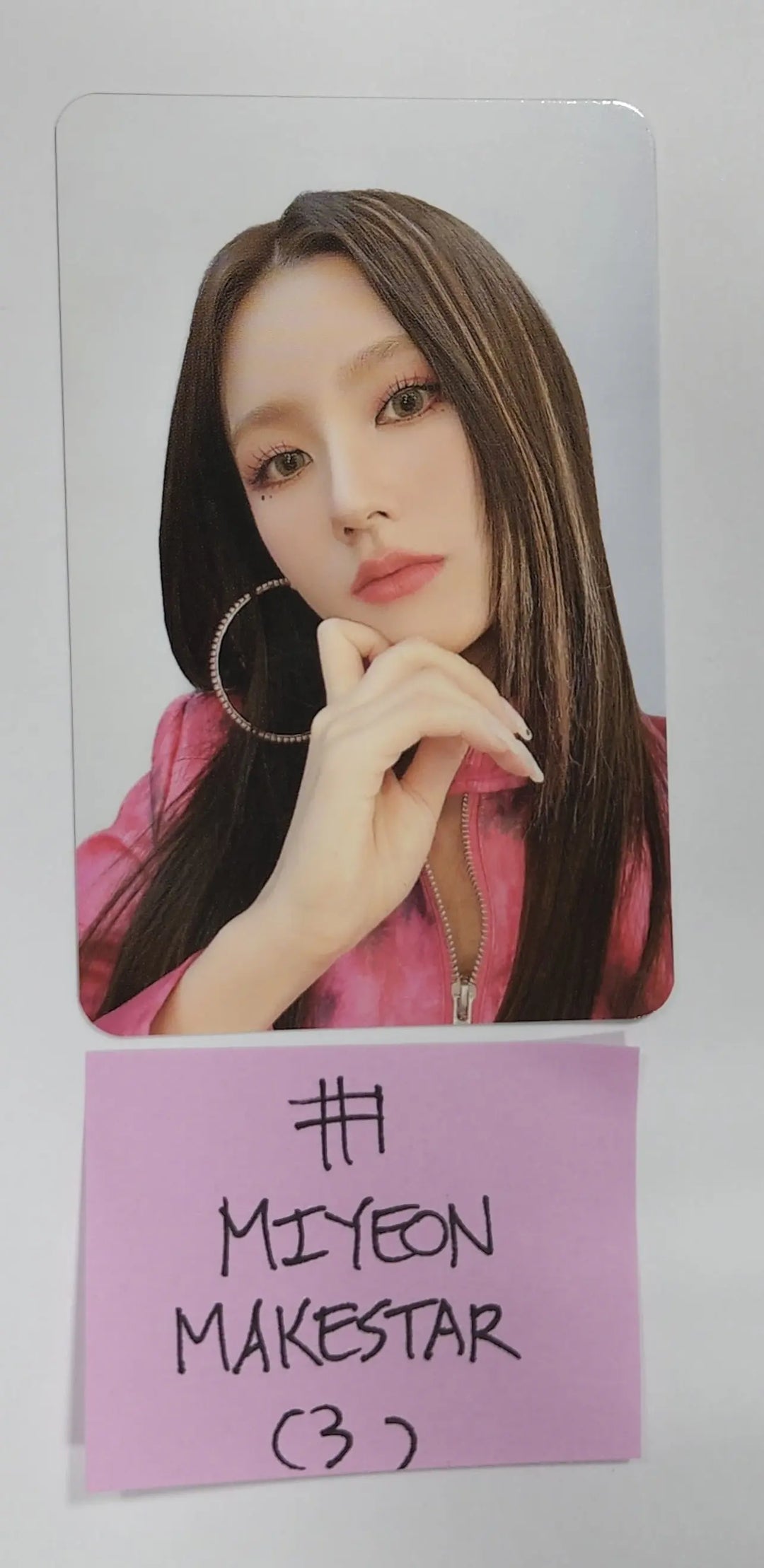 (g) I-DLE "I NEVER DIE" - Makestar Fansign Event Photocard Round 2 - HALLYUSUPERSTORE