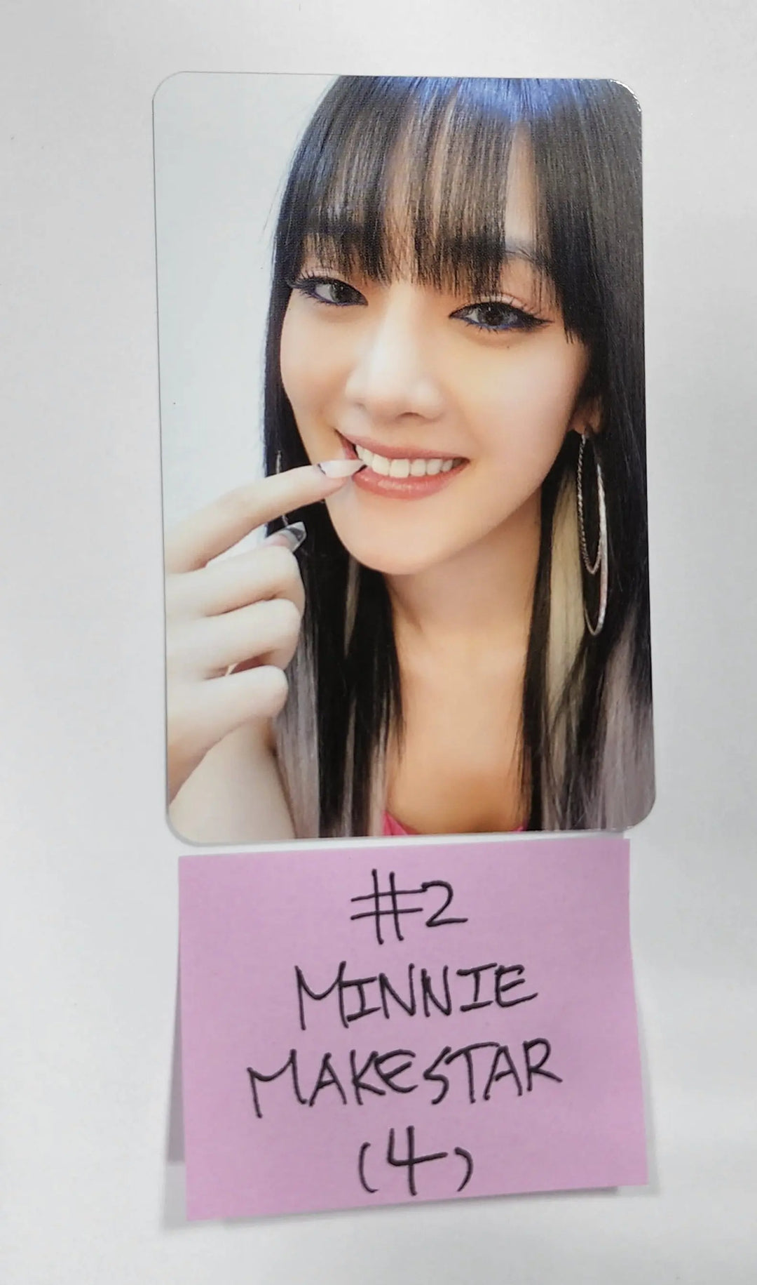 (g) I-DLE "I NEVER DIE" - Makestar Fansign Event Photocard Round 2 - HALLYUSUPERSTORE