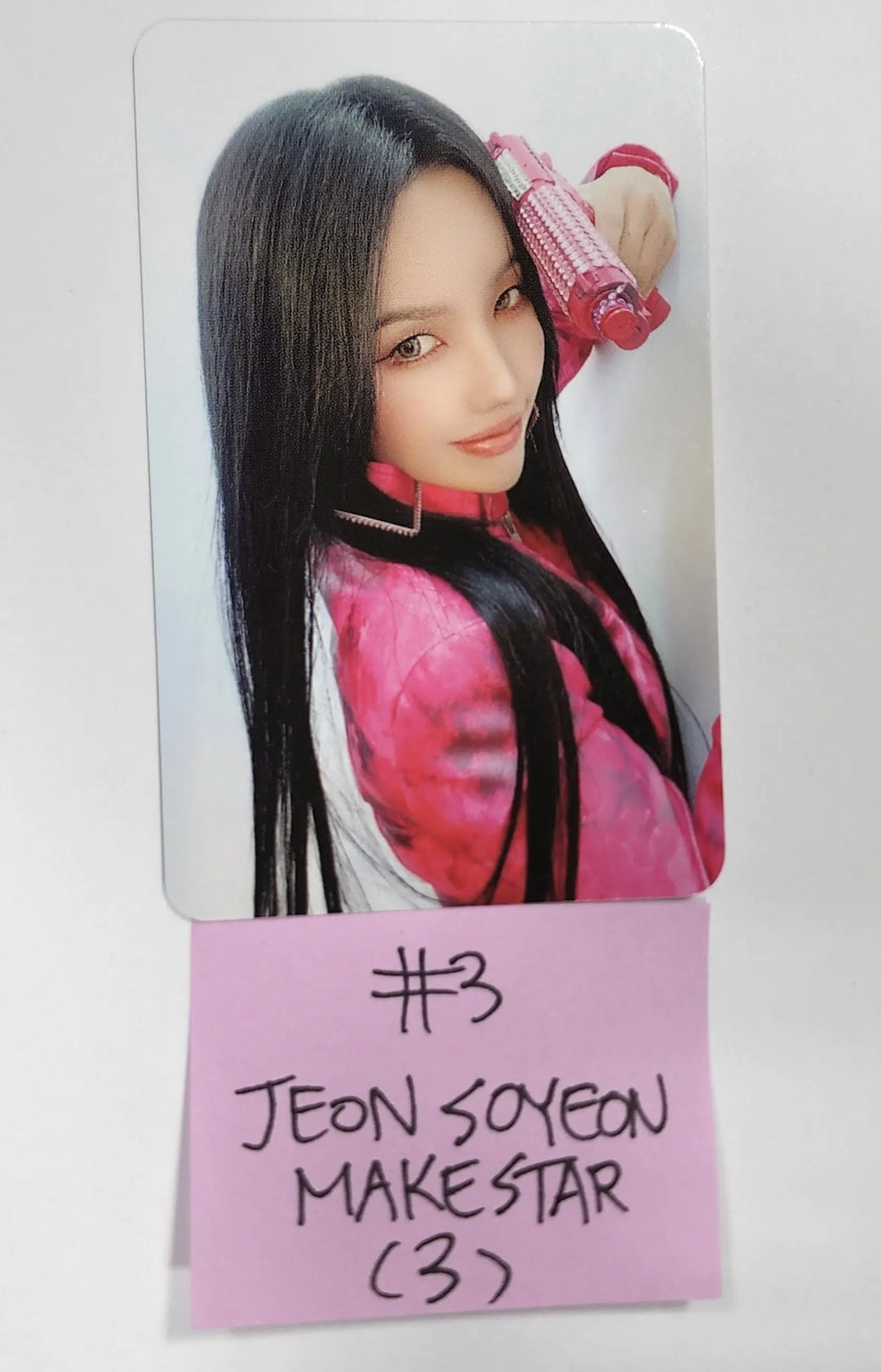 (g) I-DLE "I NEVER DIE" - Makestar Fansign Event Photocard Round 2 - HALLYUSUPERSTORE