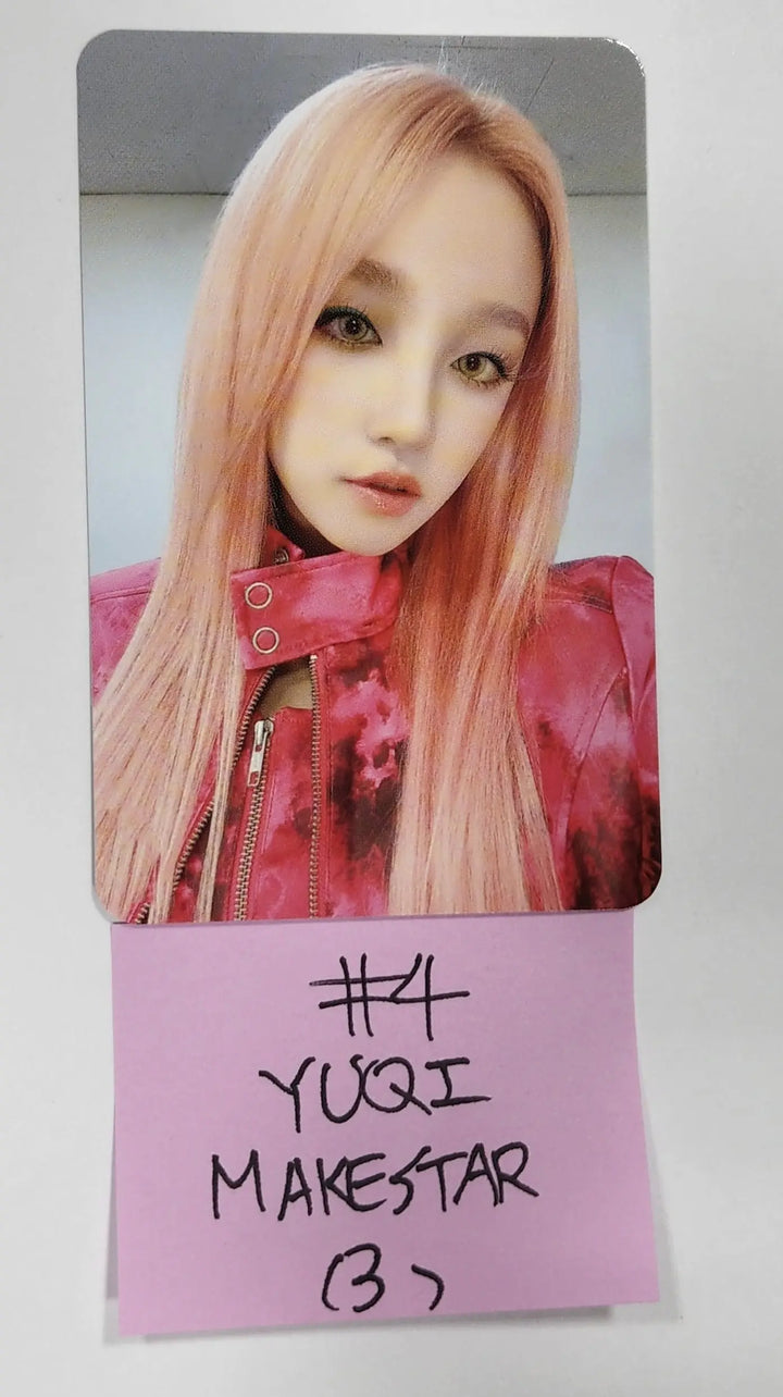 (g) I-DLE "I NEVER DIE" - Makestar Fansign Event Photocard Round 2 - HALLYUSUPERSTORE