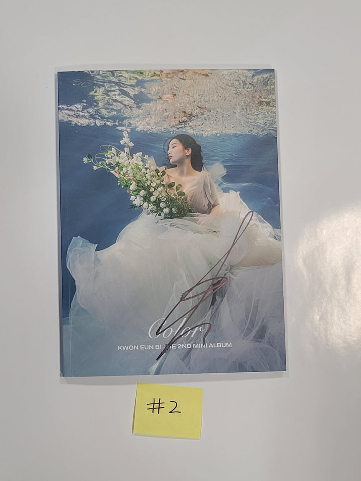 Kwon Eunbi "Color" - Hand Autographed(Signed) Promo Album ( Restocked 4/15 )