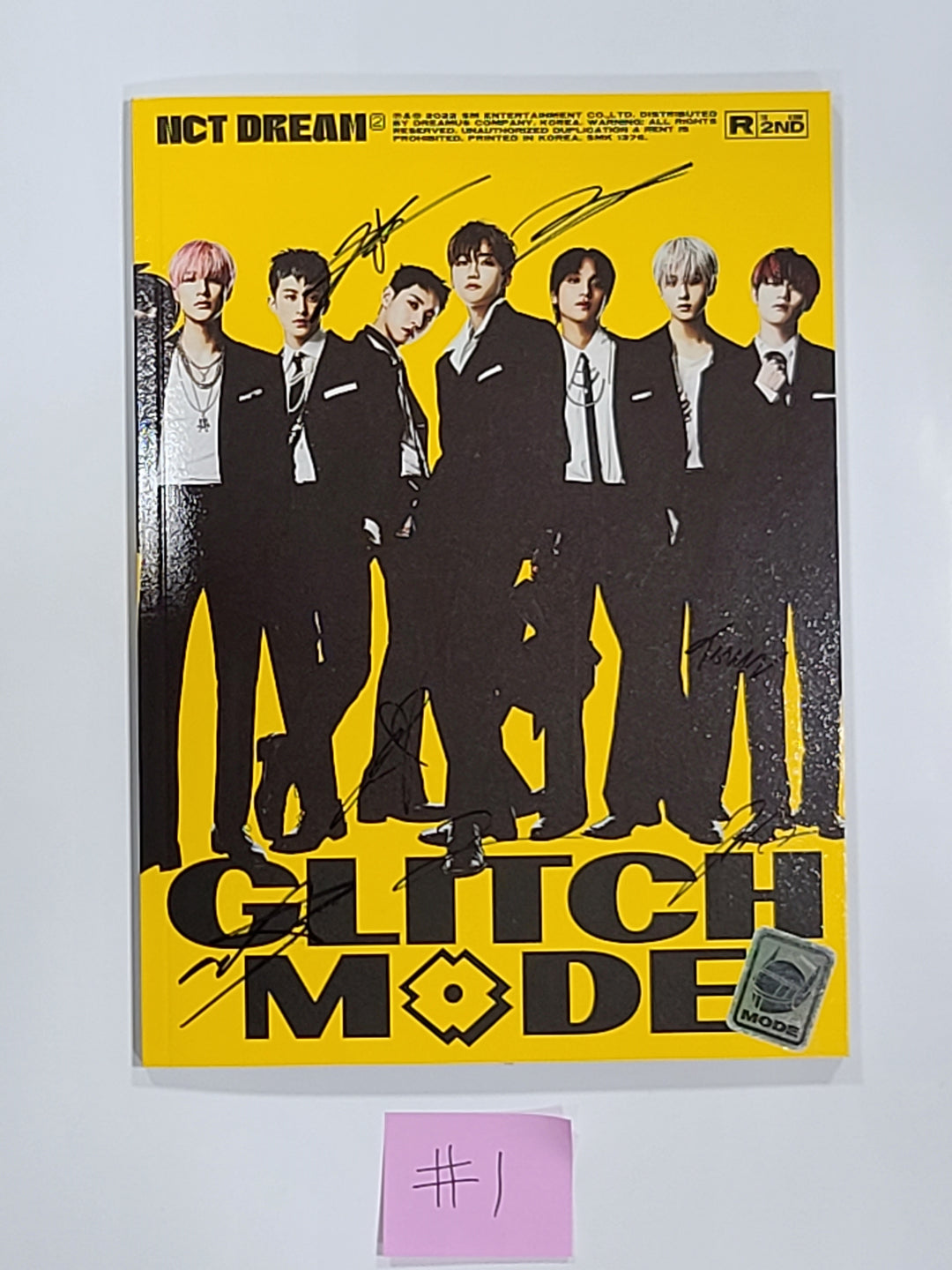 NCT Dream 'Glitch Mode' - 直筆サイン入りプロモアルバム - 必読!