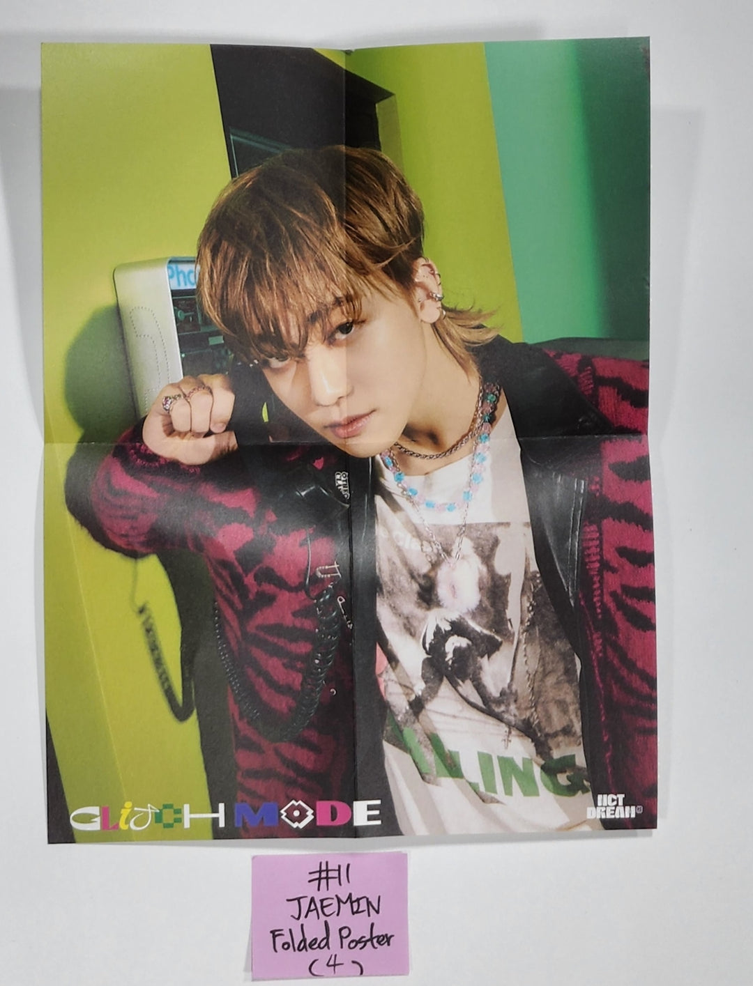 NCT Dream 'Glitch Mode' - 오피셜 포토카드, 폴딩 포스터 [쥬얼 케이스 Ver.]