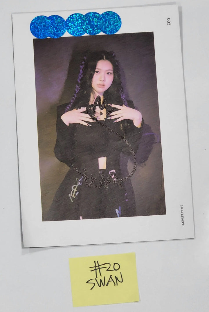 Purple Kiss 'memeM' - A Cut Page From Fansign Event Album Photo - HALLYUSUPERSTORE