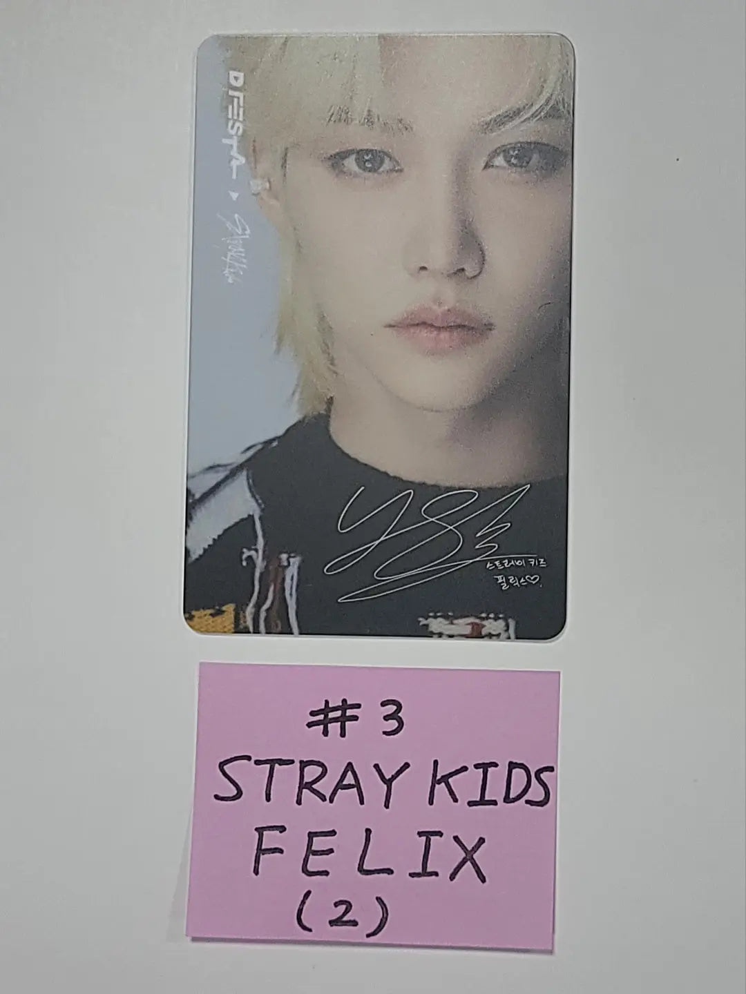 STRAY KIDS D'Festa Felix Ticket Photocard on sale