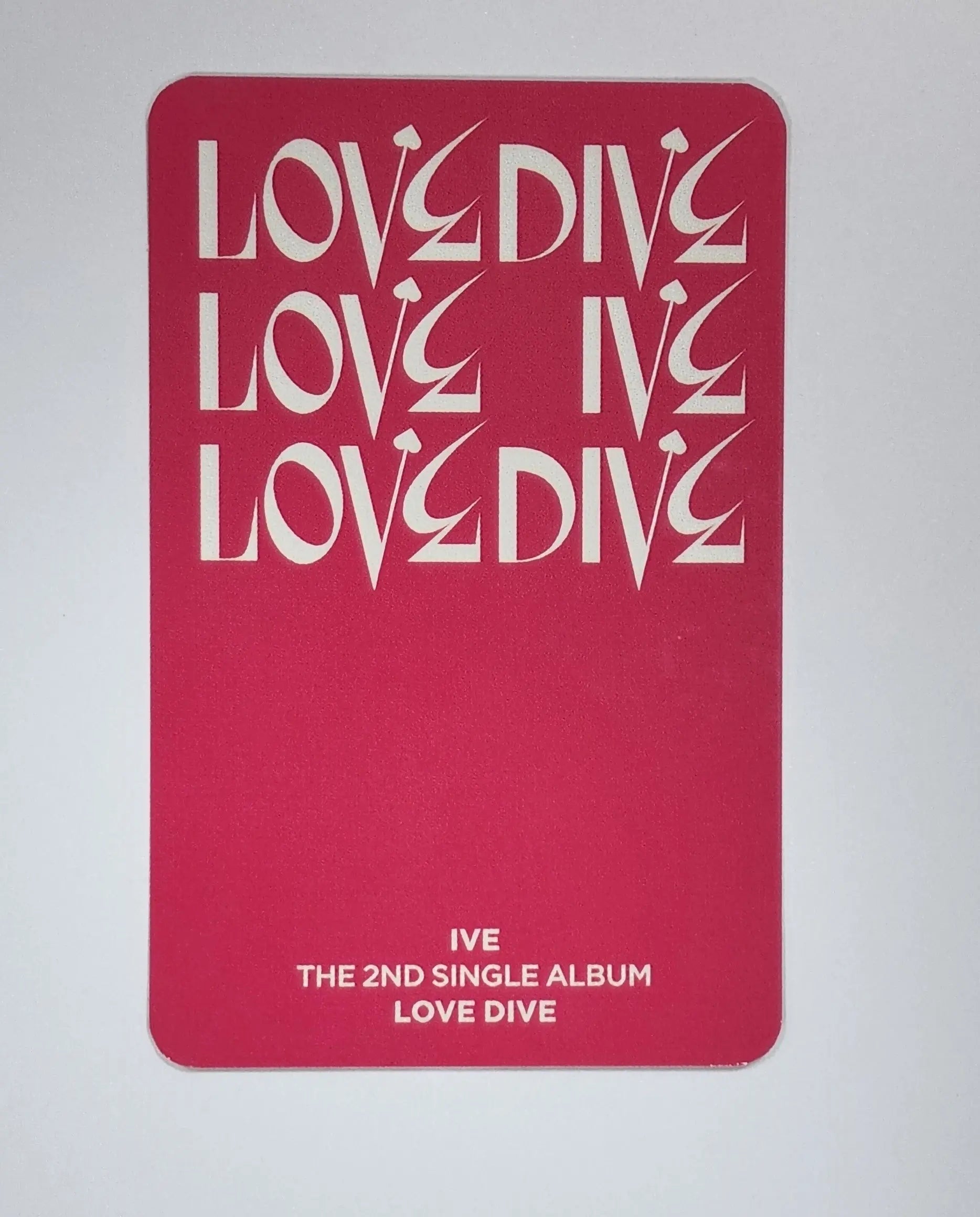 Leeseo (Of IVE) 'LOVE DIVE' 2nd Single - Hand Autographed(Signed