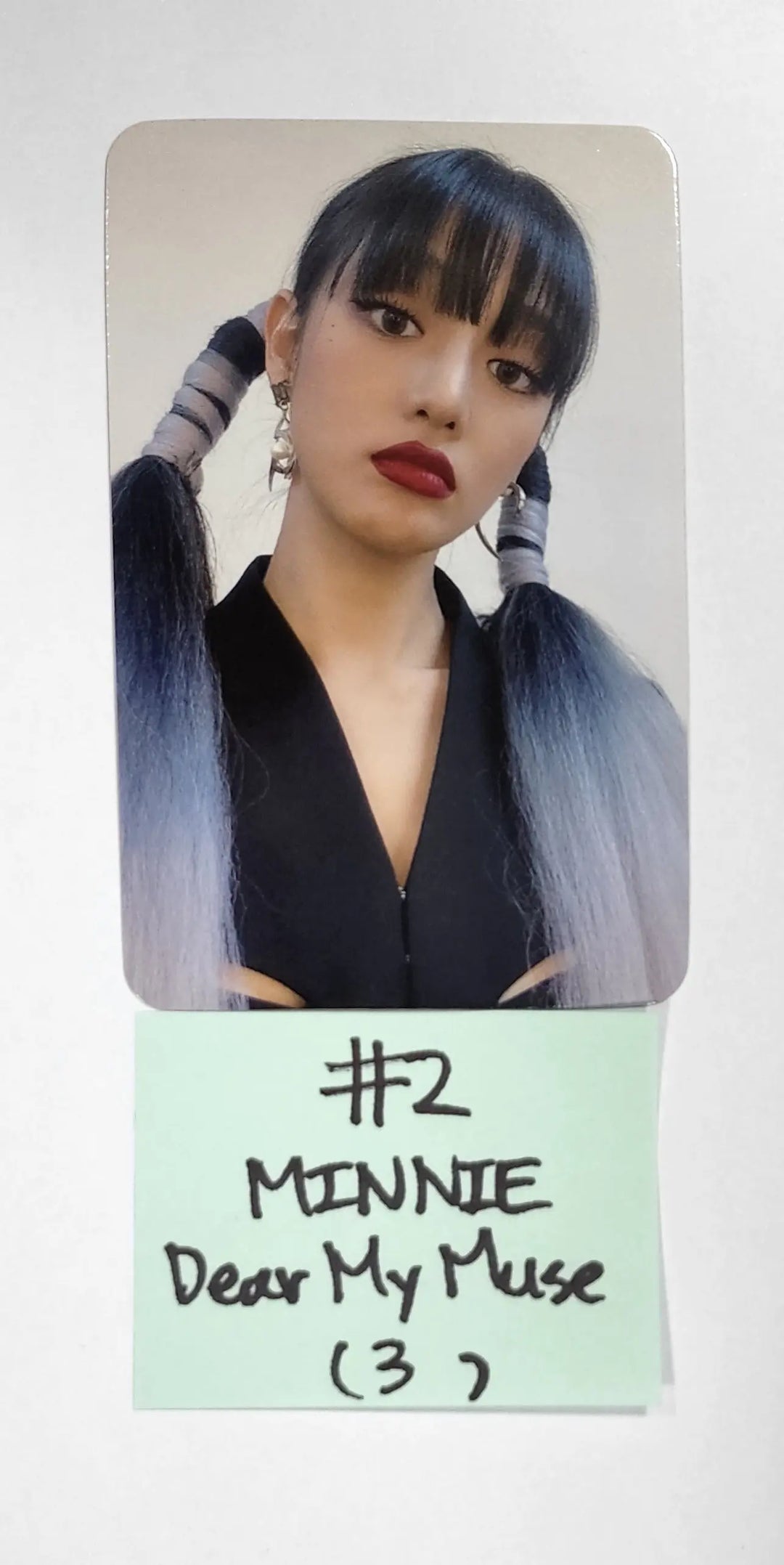 (g) I-DLE "I NEVER DIE" - Dear My Muse Fansign Event Photocard - HALLYUSUPERSTORE