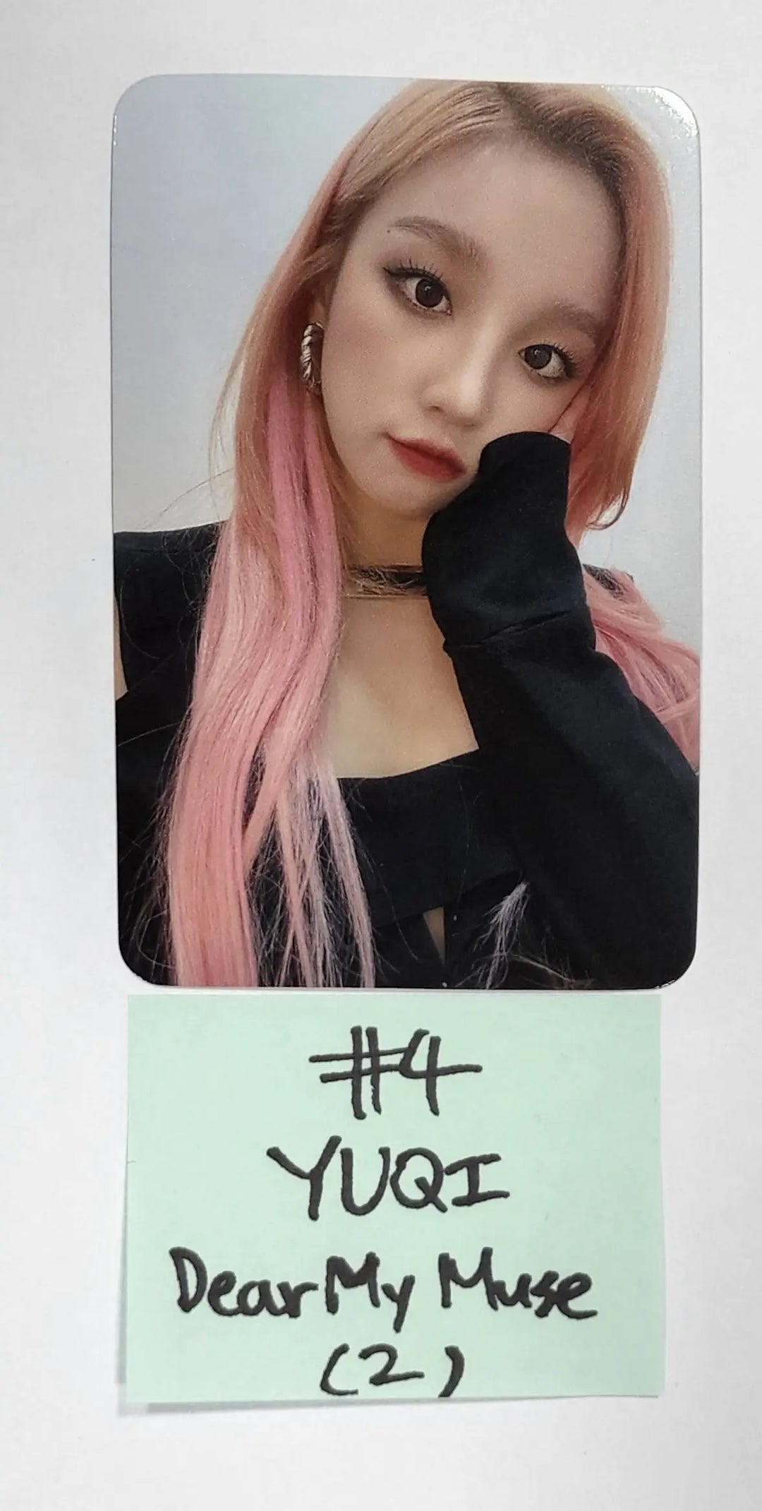 (g) I-DLE "I NEVER DIE" - Dear My Muse Fansign Event Photocard - HALLYUSUPERSTORE