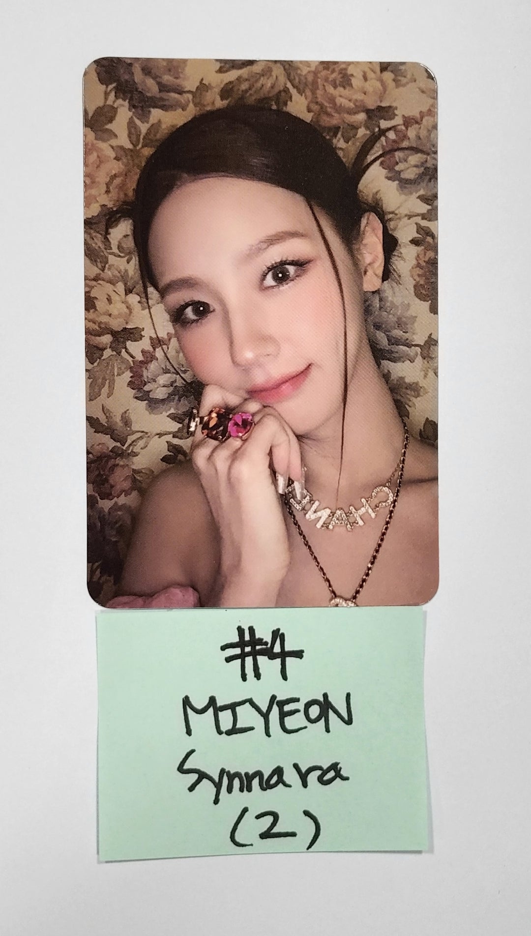 MIYEON [Of (g) I-DLE] "MY" 1st - Synnara Fansign Event Photocard