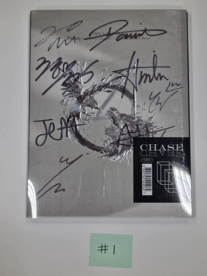 EPEX "Prelude Of Anxiety Chapter" 3rd EP Album - Hand Autographed(Signed) Promo Album - HALLYUSUPERSTORE