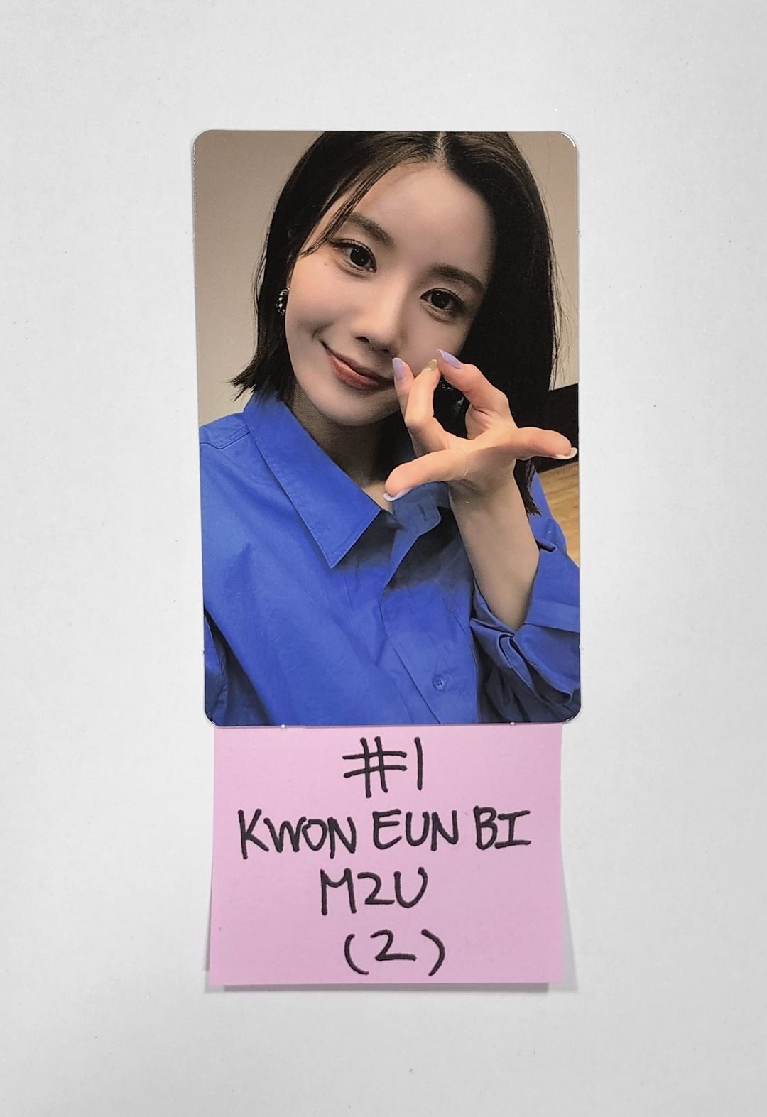 Kwon Eunbi "Color" - M2U Fansign Event Photocard