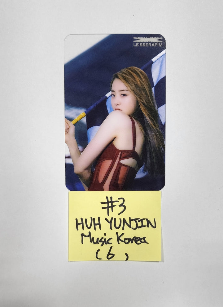 LE SSERAFIM "FEARLESS" - Music Korea Pre-Order Benefit PVC Transparent Photocard