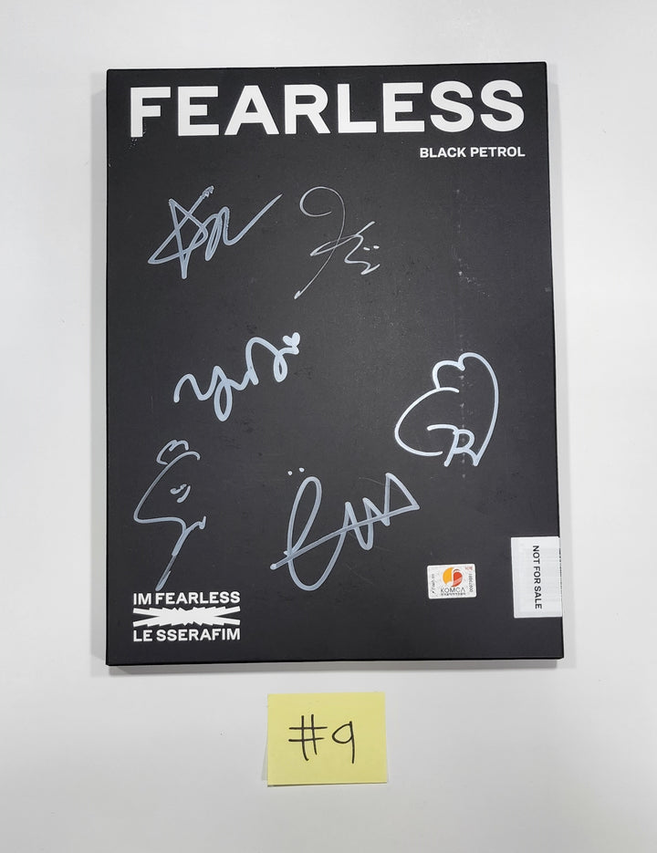 LE SSERAFIM "FEARLESS" - Hand Autographed(Signed) Promo Album