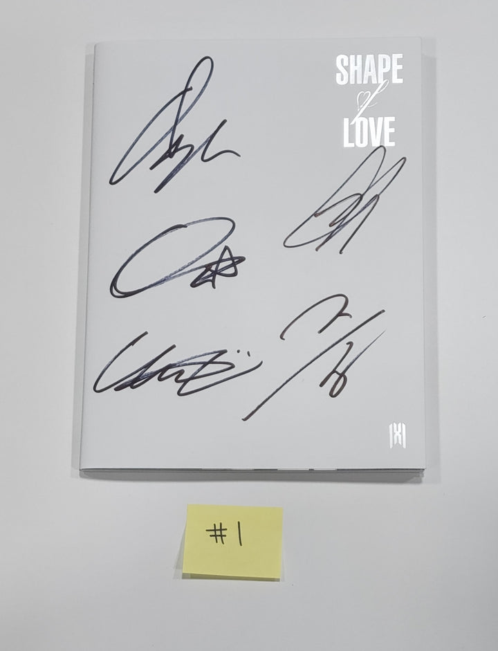 Monsta X 'SHAPE of LOVE' - Hand Autographed(Signed) Promo Album