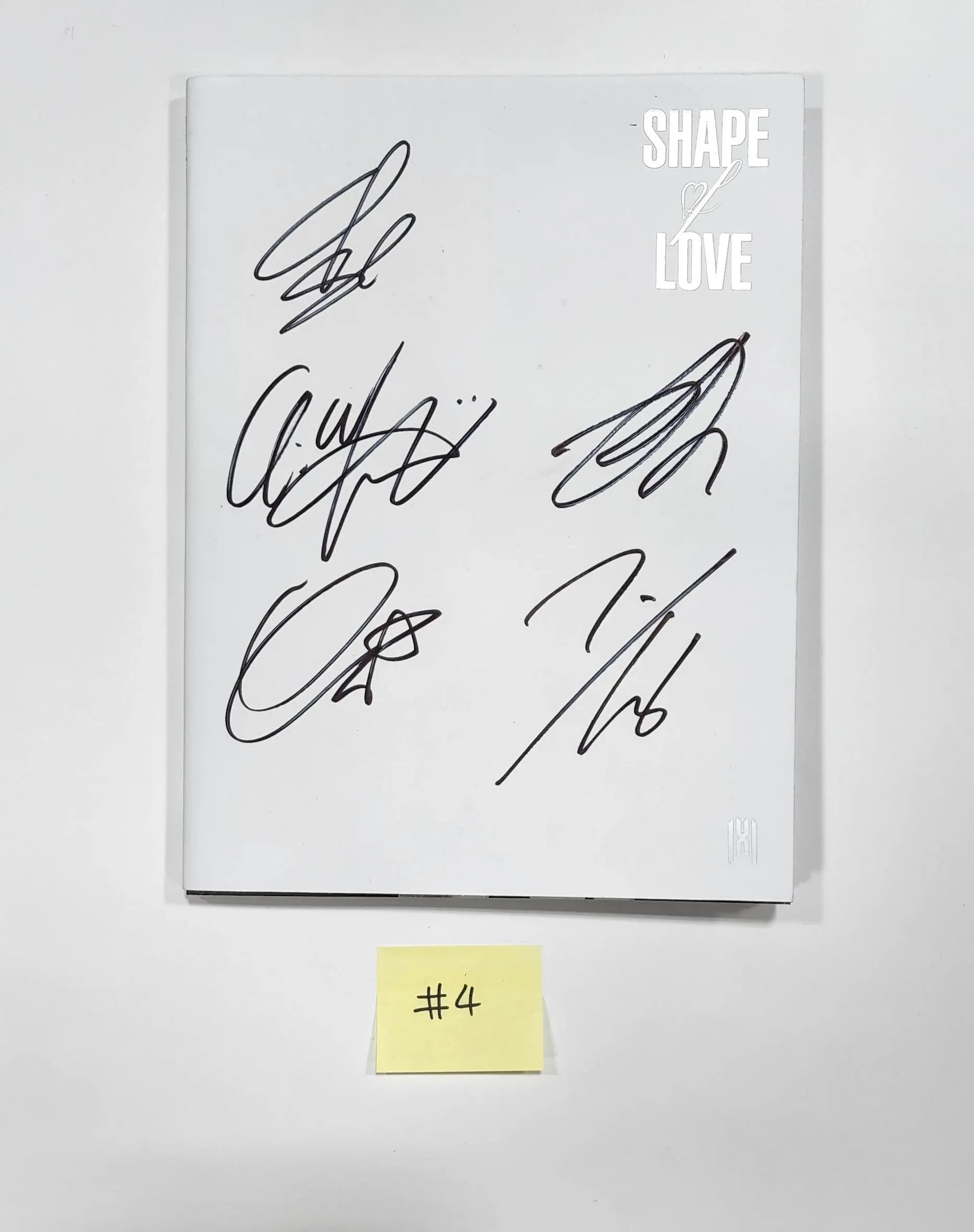 Monsta X 'SHAPE of LOVE' - Hand Autographed(Signed) Promo Album