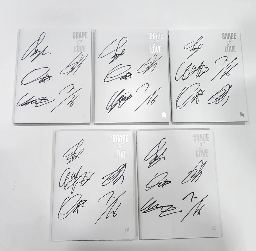 Monsta X 'SHAPE of LOVE' - Hand Autographed(Signed) Promo Album