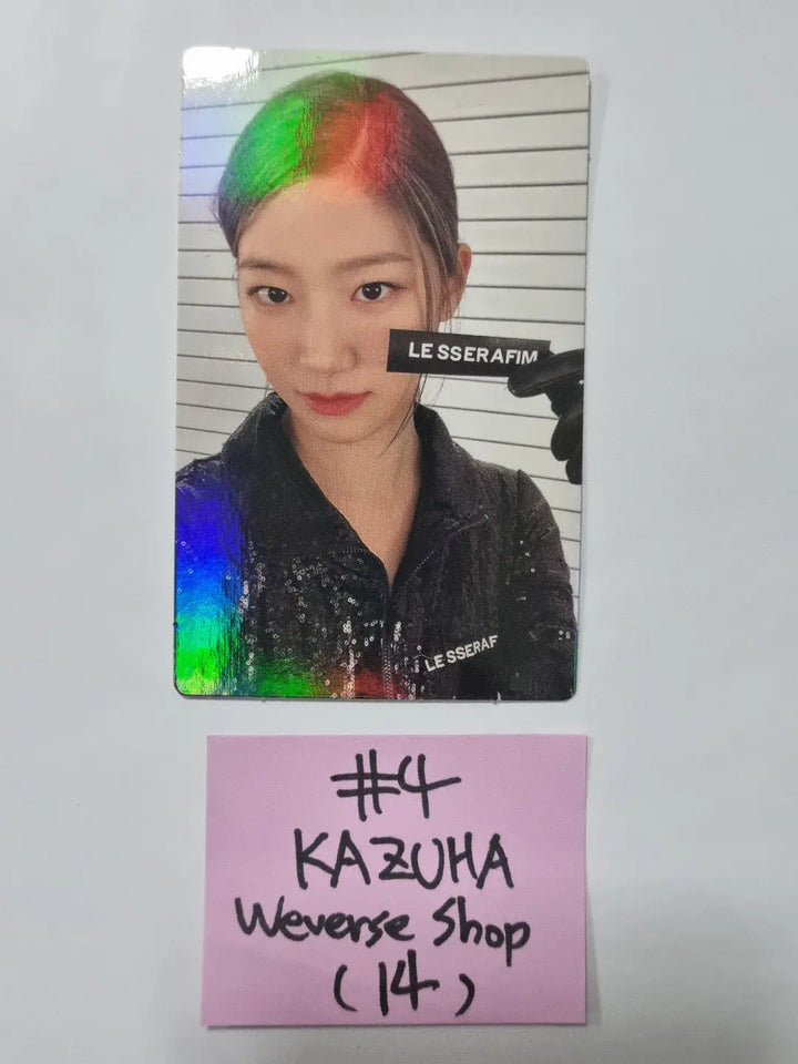 LE SSERAFIM "FEARLESS" - Naver Shopping Live Weverse Shop Pre-Order Benefit Hologram Photocard - HALLYUSUPERSTORE