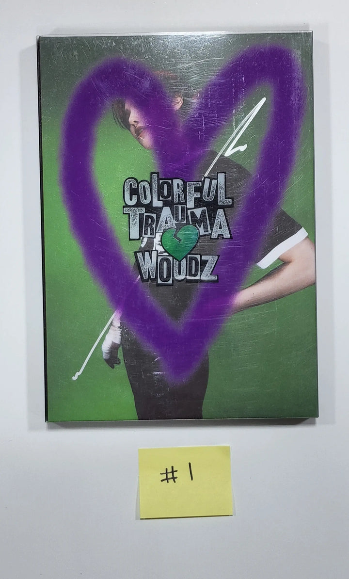 WOODZ "Colorful Trauma" - Hand Autographed(Signed) Promo Album - HALLYUSUPERSTORE