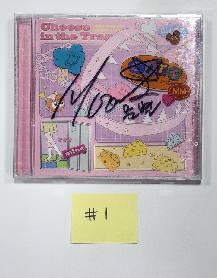Moon Byul (Of Mamamoo) "C.I.T.T(Cheese in the Trap)" - Hand Autographed(Signed) Promo Album