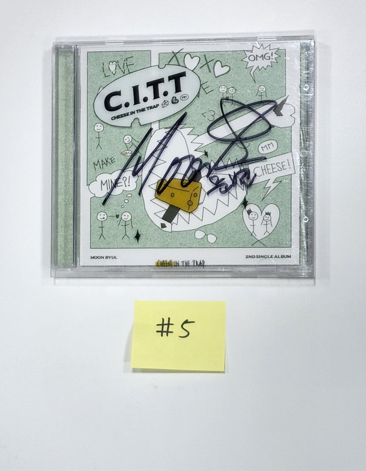 Moon Byul (Of Mamamoo) "C.I.T.T(Cheese in the Trap)" - Hand Autographed(Signed) Promo Album
