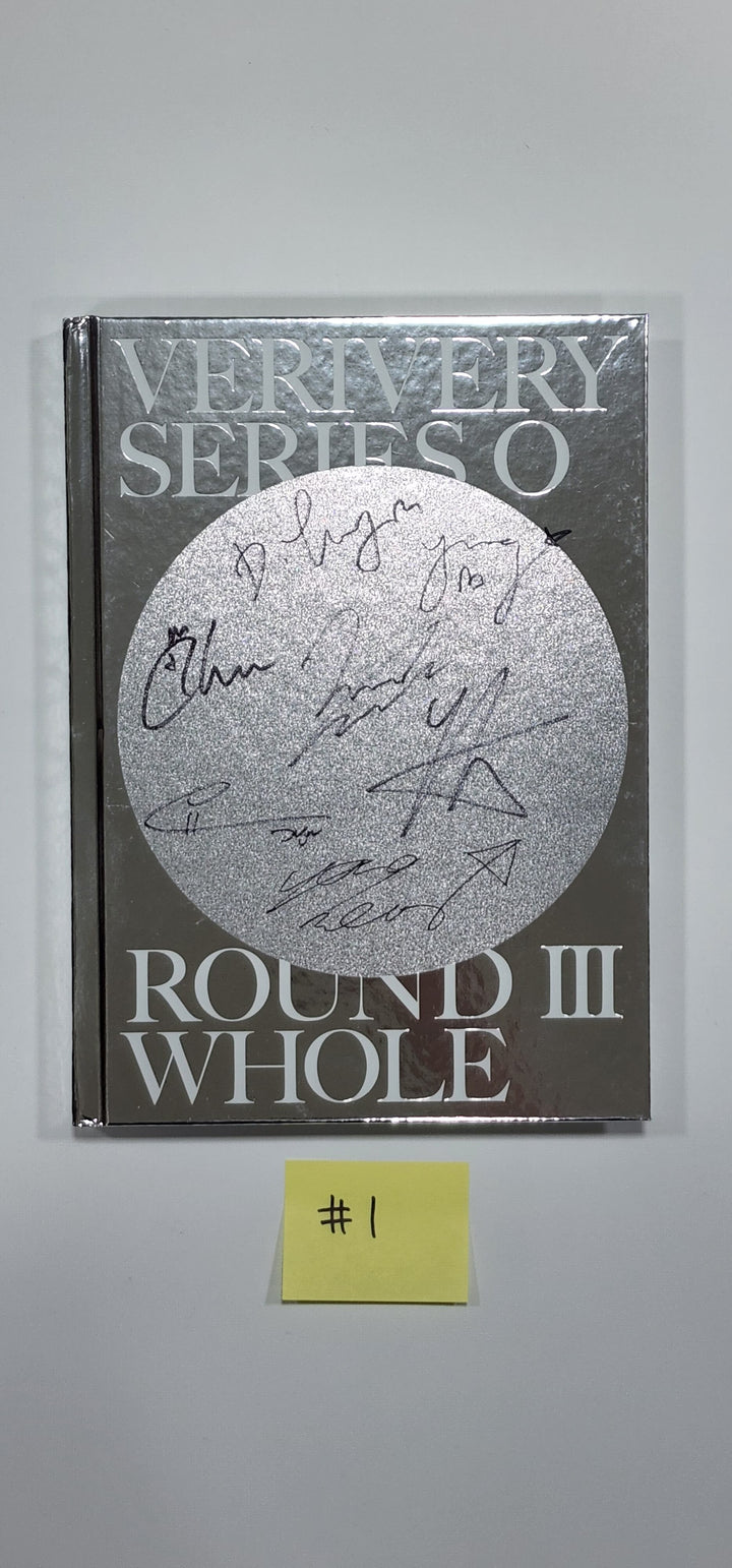 베리베리 "Series 'O' Round 3 : Whole" - 친필 사인(사인) 프로모 앨범